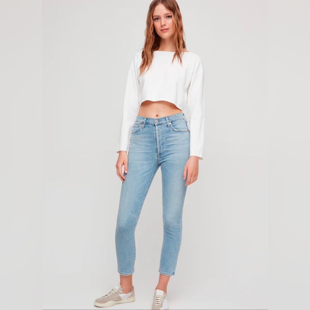 NWOT - Size 29 - Aritzia - Citizens of Humanity - Olivia Crop High Rise …